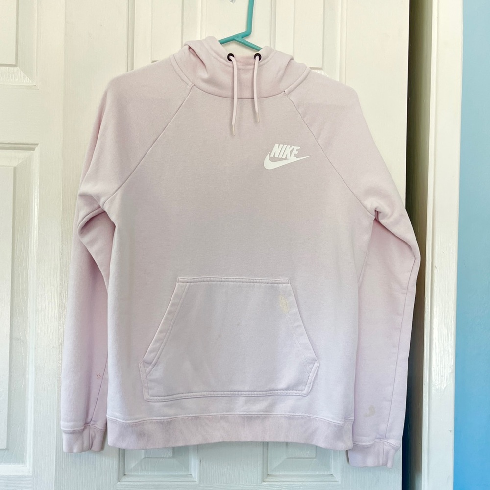 Nike Lavender Pullover Mock Neck Hoodie